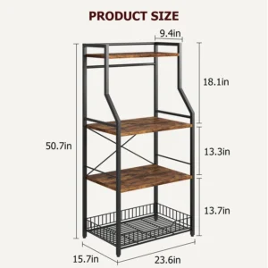 Kitchen Bakers Rack, Microwave Oven Stand
