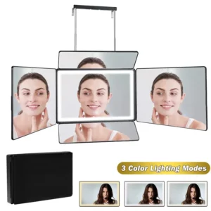 5 Way Trifold Wall Hanging Mirror